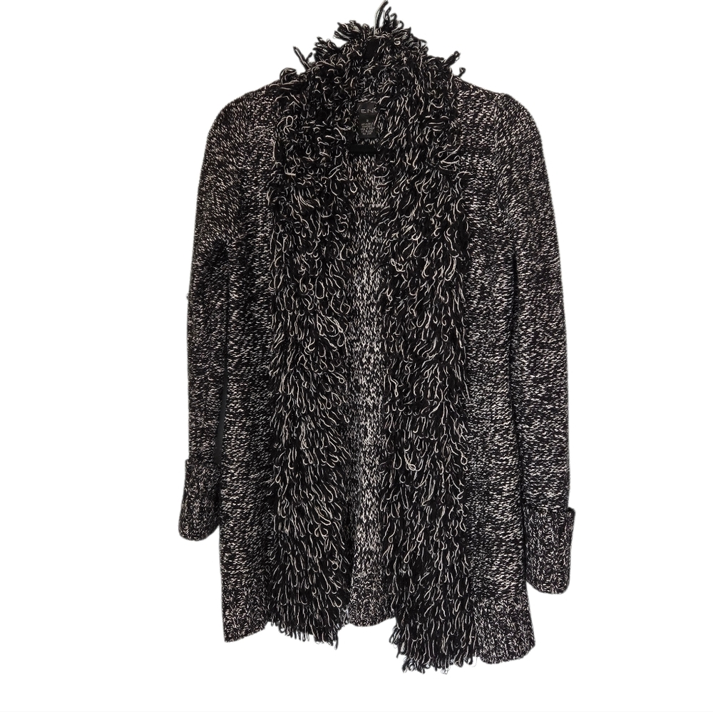 Venue Elegant Black and White Cardigan Sze Small